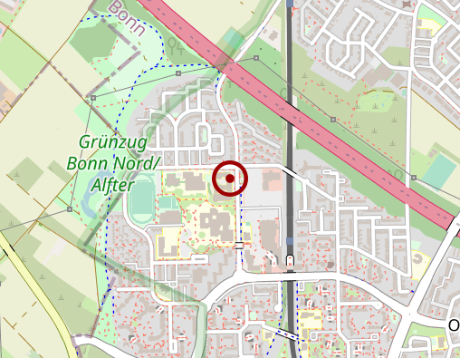 Karte: Interdiziplinäres Therapiezentrum im Gustav-Heinemann-Haus