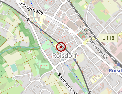 Karte: Caritas-Pflegestation Bornheim