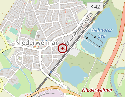 Karte: Wir im Quartier! Bürgerhilfe Weimar, DRK-Schwesternschaft Marburg e.V.