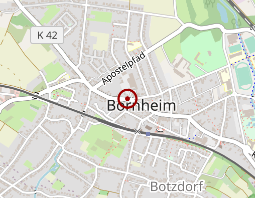 Karte: Taxizentrale Bornheim-Alfter GmbH