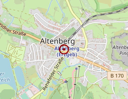 Karte: advita Pflegedienst GmbH Tagespflege Altenberg