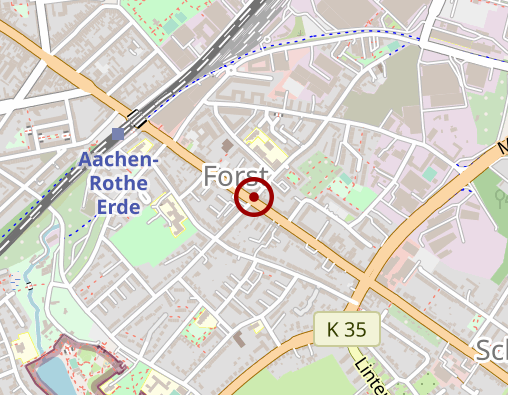 Karte: Aachener Beerdigungsinstitut Schmitt-Moos
