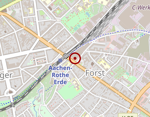 Karte: Apotheke in den Aachen Arkaden