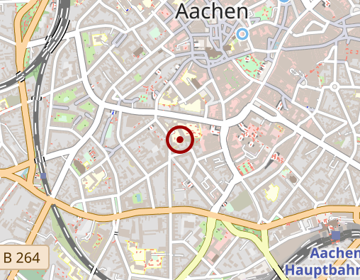 Karte: Alexianer Aachen GmbH - Wohn- und Beschäftigungsverbund - Alex Aktiv