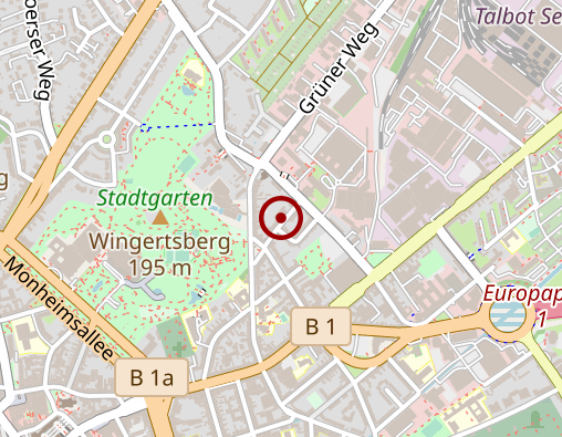 Karte: Bestattungsinstitut Radermacher