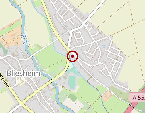 Karte: Haus der Krankengymnastik Bliesheim In. Simone Schouren