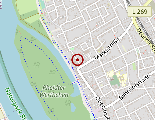 Karte: Taxi-Ruf Siegburg St. Augustin Hennef Lohmar Troesdorf e.G.