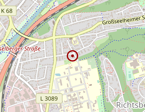 Karte: Lebenshilfewerk Marburg-Biedenkopf e.V. Ortsverein u. Gesch.St. Lahn-Werkstätten-Marburg