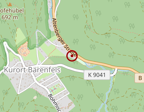 Karte: Bürgerhilfe Sachsen e.V. - Angebot Glashütte