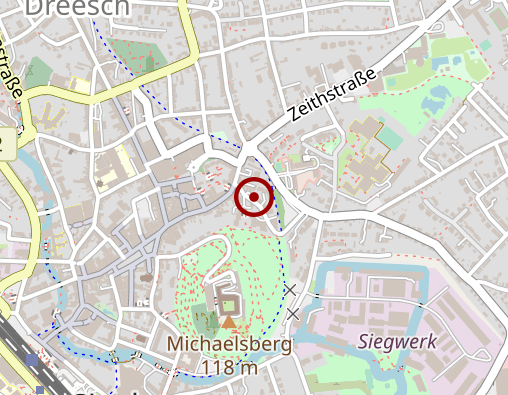 Karte: Taxi-Ruf Siegburg St. Augustin Hennef u. Lohmar e.G.