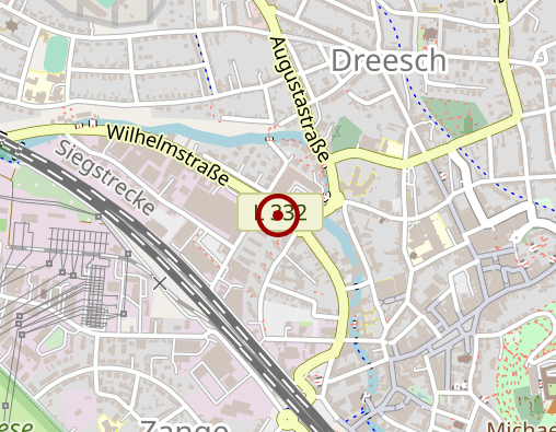 Karte: Caritas-Pflegestation Siegburg