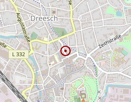 Karte: AOK Rheinland/Hamburg - Geschäftsstelle: Siegburg