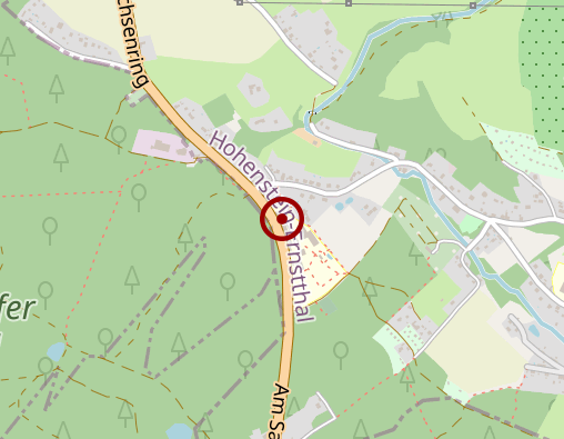 Karte: Altenpflegeheim "Haus Jahreszeiten" im Bethlehemstift, Kurzzeitpflege