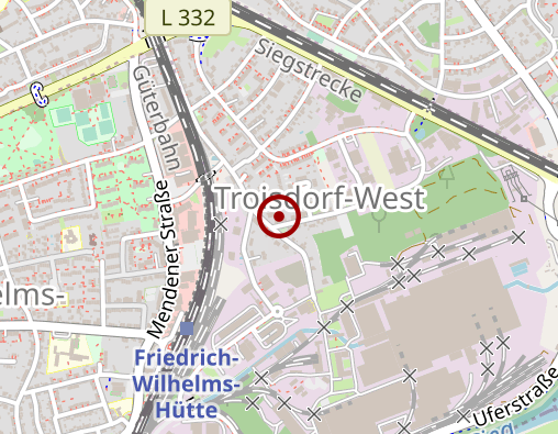 Karte: Arbeiter-Samariter-Bund Bonn/Rhein-Sieg/Eifel e. V.