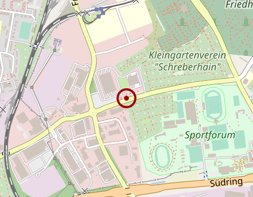 Karte: Taxi-Genossenschaft Chemnitz eG