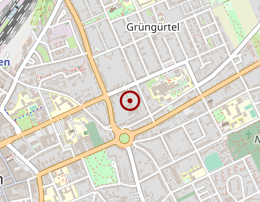 Karte: Anna-Schoeller-Haus für blinde Pflegebedürftige