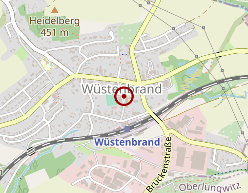 Karte: Seniorenpflegeheim der PKP Seniorenbetreuung Wüstenbrand GmbH