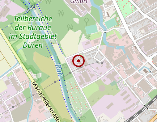 Karte: Rurtalwerkstätten Lebenshilfe Düren Gemeinnützige GmbH