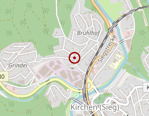 Karte: Ökumenische Sozialstation Betzdorf-Kirchen gGmbH Tagespflege Giebelwald