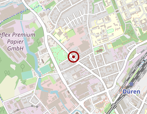 Karte: solitäre Kurzzeitpflege carpe diem Düren