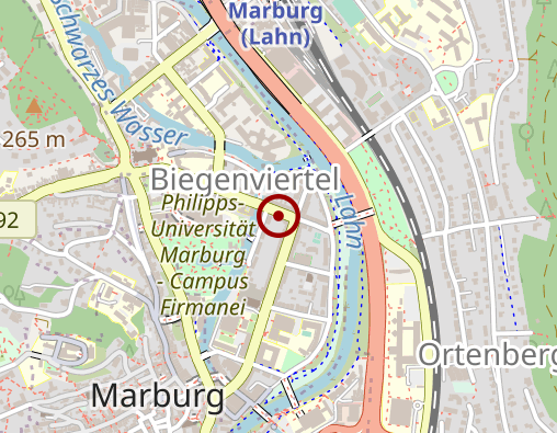 Karte: Ehe-, Familien- u. Lebensberatung