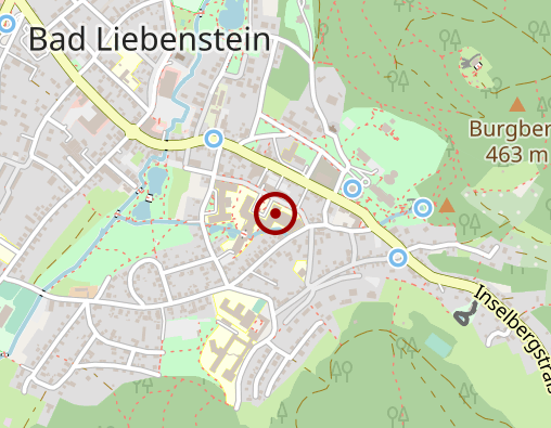 Karte: m&i-Fachklinik Bad Liebenstein