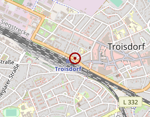 Karte: Drogenhilfe im Diakonischen Werk Betreutes Wohnen