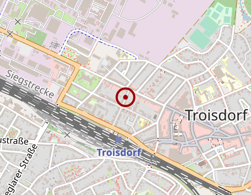 Karte: Diakonisches Werk des Ev. Kirchenkreises An Sieg und Rhein