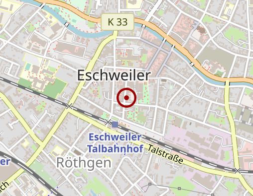 Karte: AOK Rheinland/Hamburg - Geschäftsstelle: Eschweiler