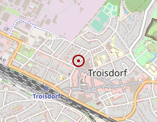 Karte: Johanniter-Unfall-Hilfe e.V. Sozialstation Troisdorf