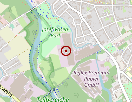 Karte: ANKER-Teppichboden Gebr. Schoeller GmbH & Co. KG