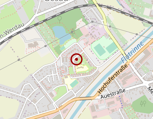 Karte: Verein zur Förderung geistig u. körperl. Behind. - Glauchau