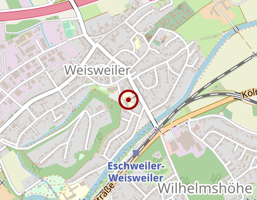 Karte: Itertalklinik Seniorenzentrum Weisweiler