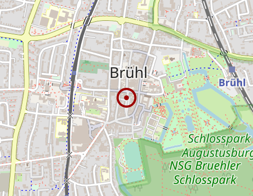 Karte: Brühler Taxi Ruf