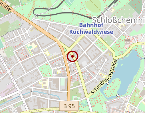 Karte: AWO Kreisverband Chemnitz u. Umgebung Betreutes Wohnen