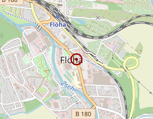 Karte: Volkssolidarität Regionalverband Freiberg e.V. Tagespflege