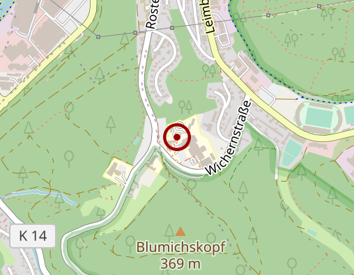 Karte: Ev. Hospiz Siegerland