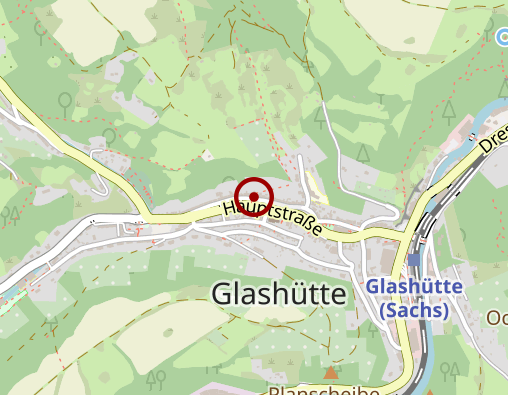 Karte: Seniorenhelfer Sachsen GmbH - Niederlassung Glashütte