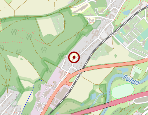 Karte: Abteilung für Kinder- und Jugendpsychiatrie, Psychosomatik und Psychotherapie der Herz-Jesu-Krankenhaus Fulda gGmbH