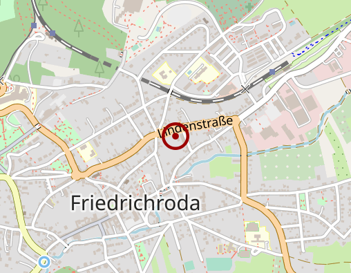 Karte: AWO Häuslicher Pflegedienst Friedrichroda