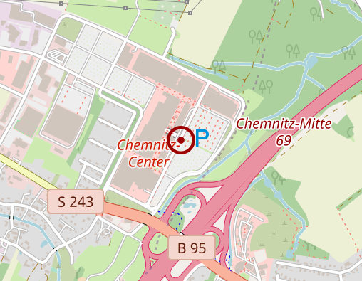 Karte: Apotheke im Chemnitz-Center