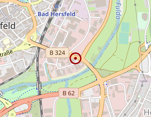 Karte: Lebenshilfe Bad Hersfeld e. V.