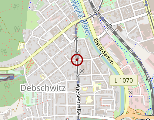 Karte: Caritas - Sozialstation Gera