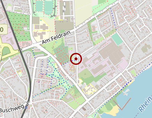 Karte: Matthias-Pullem-Haus I. und II. Bauabschnitt/Förderung + nicht geförderter Bereich