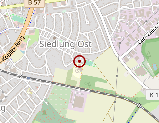 Karte: AWO Tagespflege Alsdorf Siedlung Ost