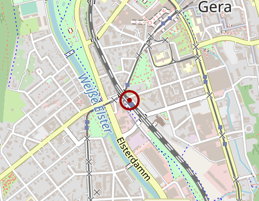 Karte: Arbeiterwohlfahrt-Seniorenbetreuung und Betreutes Wohnen