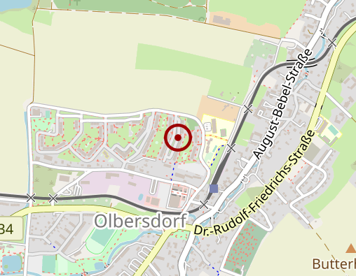 Karte: Johanniter-Unfall-Hilfe e.V. Pfleged. Olbersdorf