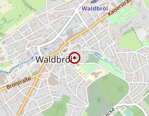 Karte: Diakoniestation Waldbröl