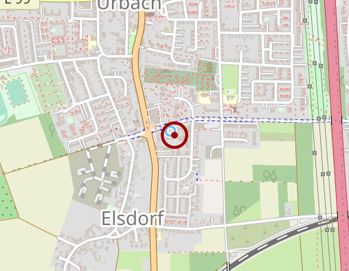 Karte: Altenzentrum Porz-Urbach Haus Antonius