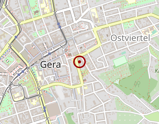 Karte: Physiotherapie/GZG GmbH Gesundheitszentrum Gera